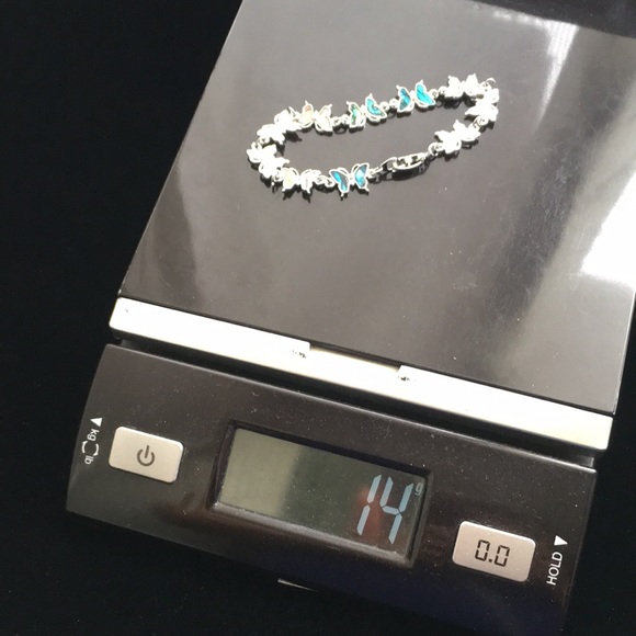 🖤New Abalone shell butterfly 🦋 charms 8.25” bracelet - Picture 11 of 11